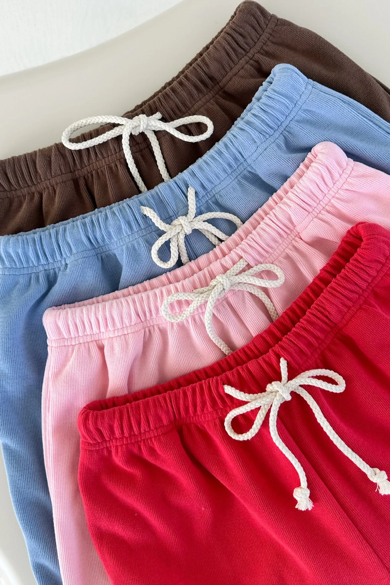 Sunkissed Rope Drawstring Shorts in Hibiscus - Image 4