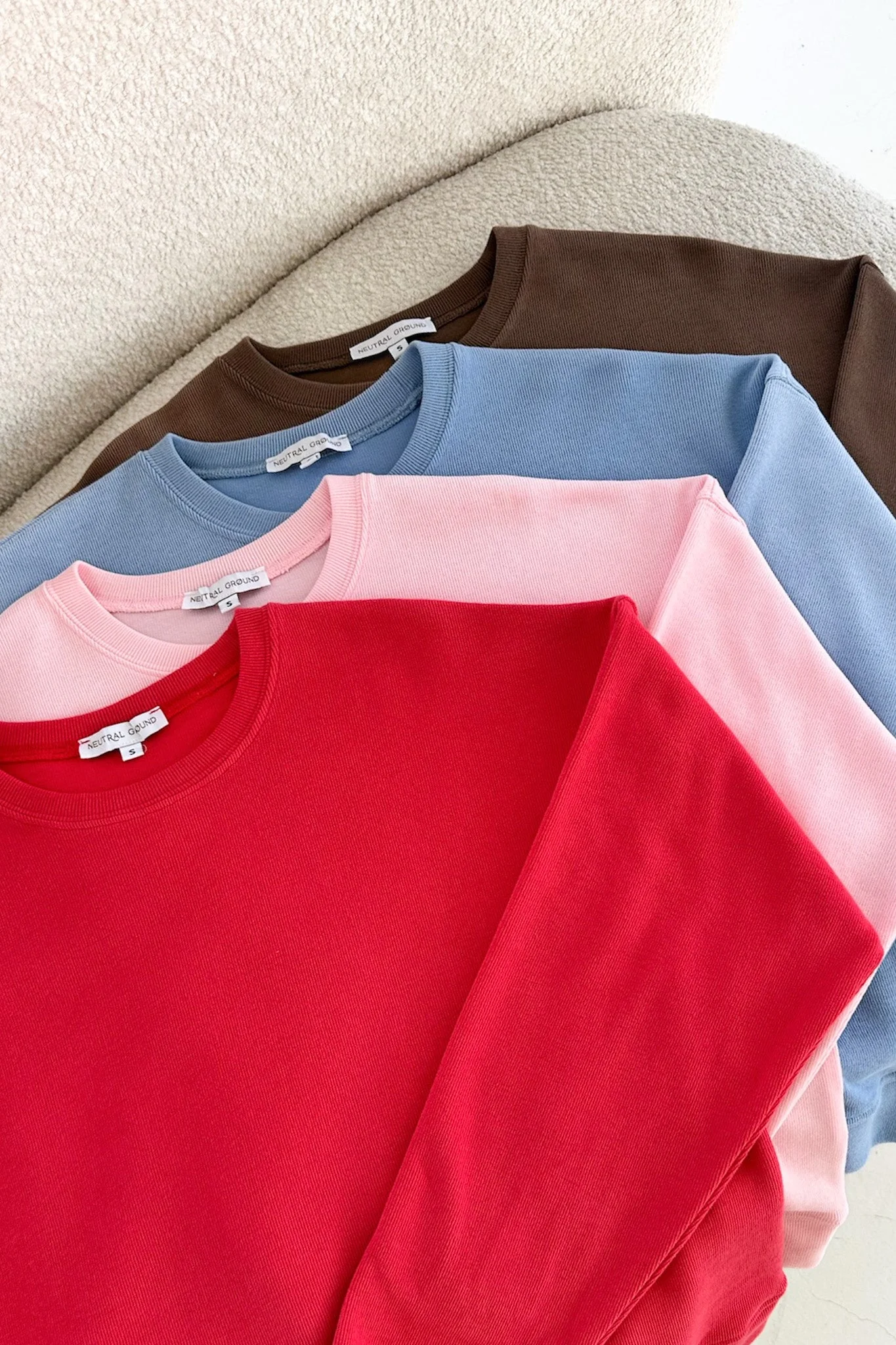 Sunkissed Slouchy Pullover Top in Bahama Blue - Image 3