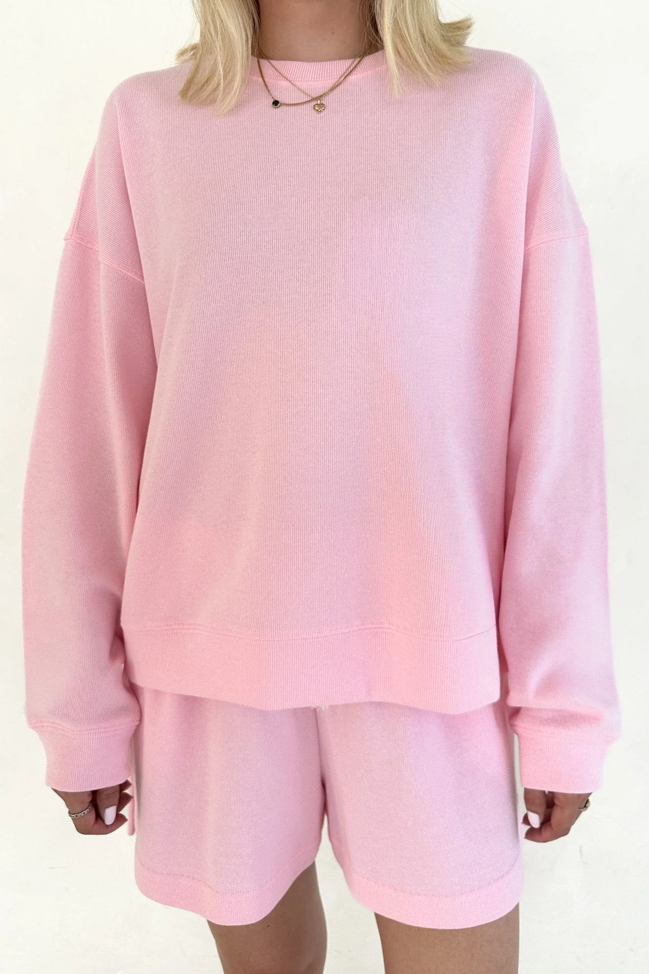 Sunkissed Slouchy Pullover Top in Hibiscus - Image 4