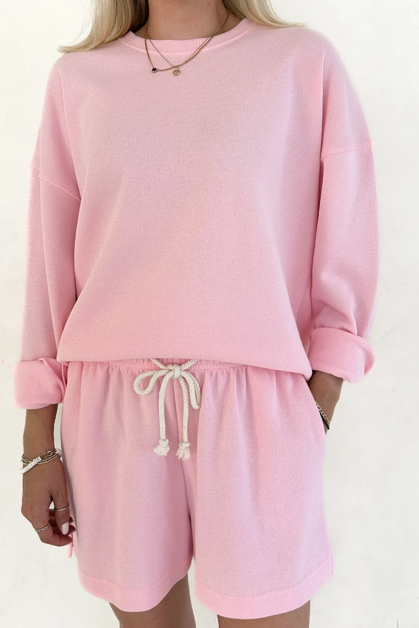 Sunkissed Slouchy Pullover Top in Hibiscus - Image 7
