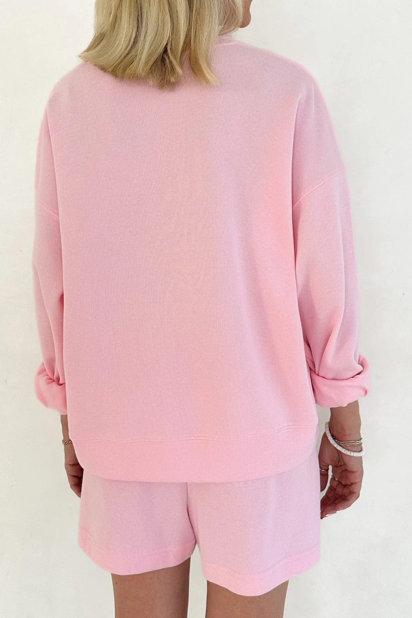 Sunkissed Slouchy Pullover Top in Hibiscus - Image 9