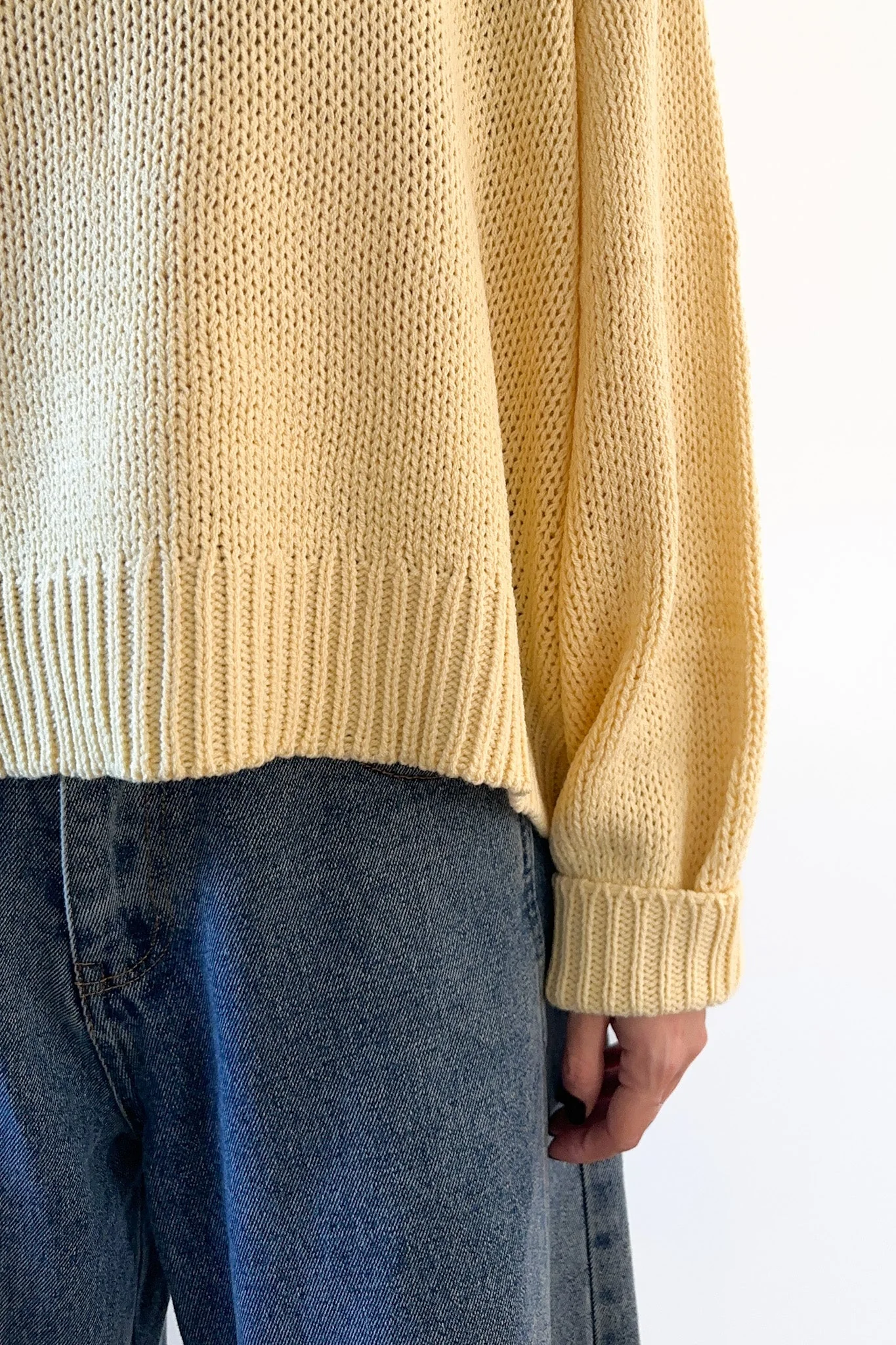 Sunny Balloon Sleeve Sweater Top - Image 6