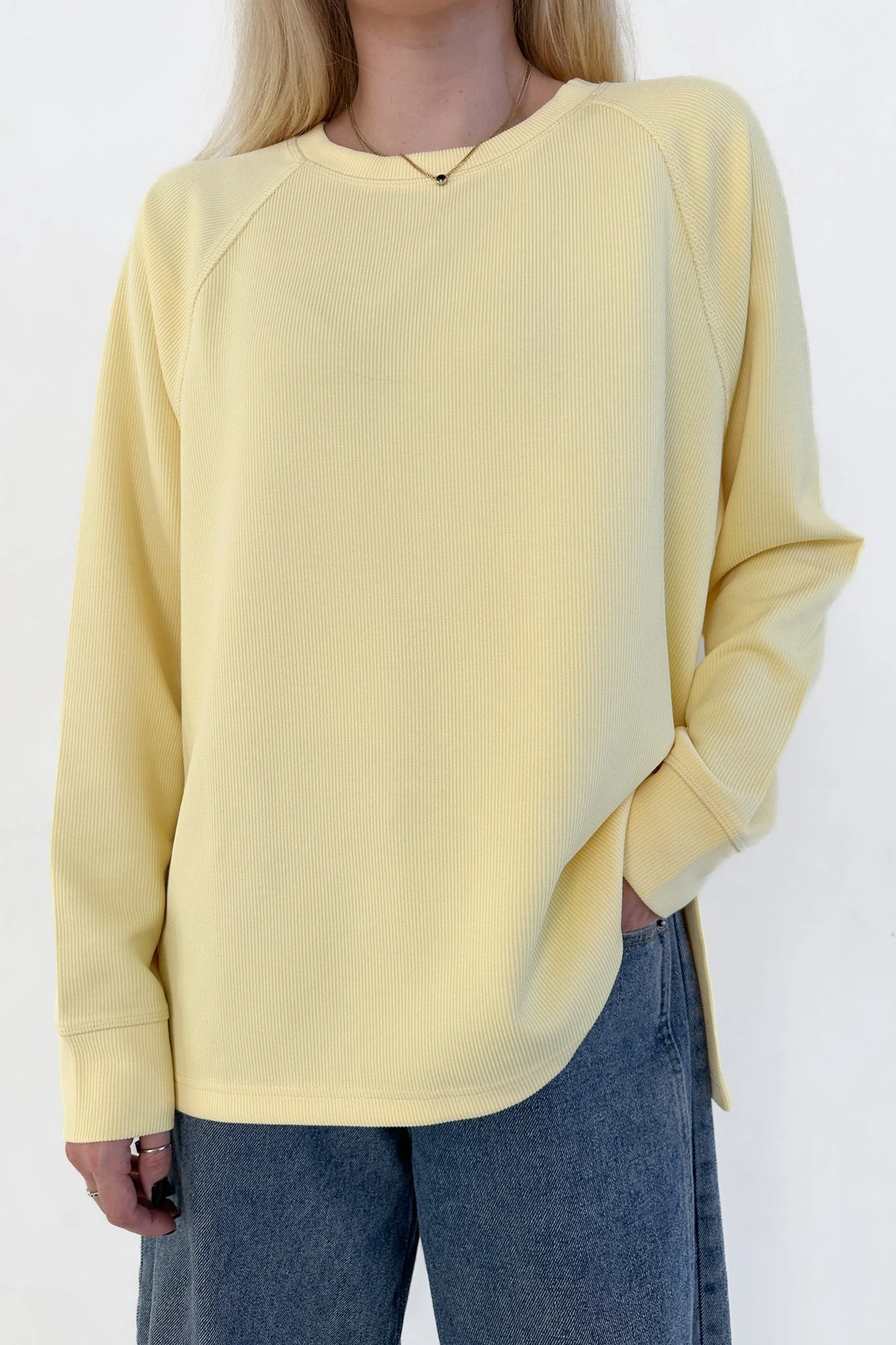 Sunny Side Up Soft Raglan Sleeve Pullover Top