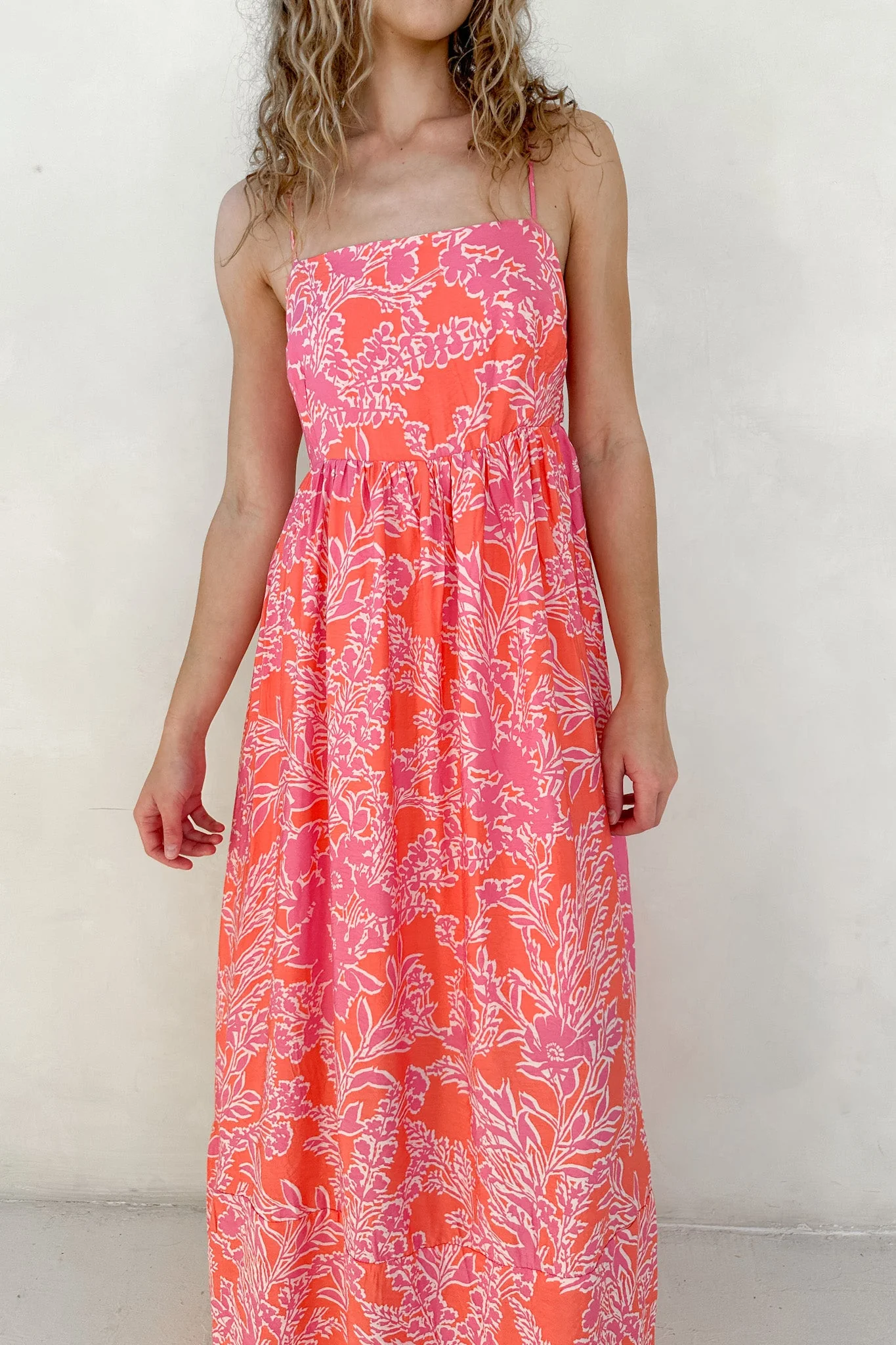 Sunset Floral Sleeveless Maxi Dress - Image 6
