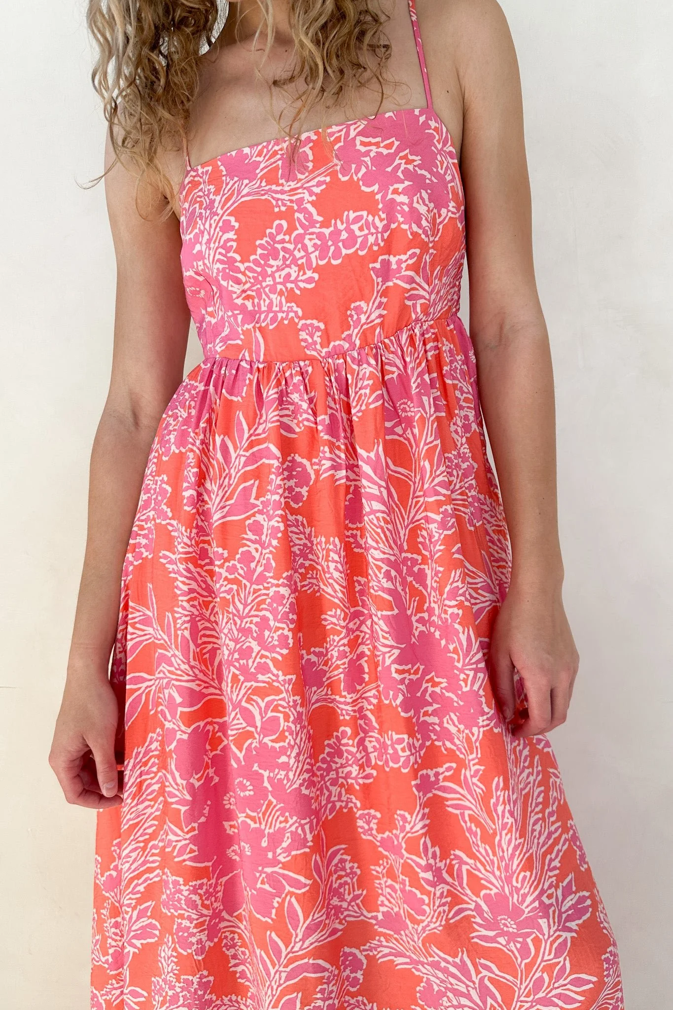 Sunset Floral Sleeveless Maxi Dress - Image 7