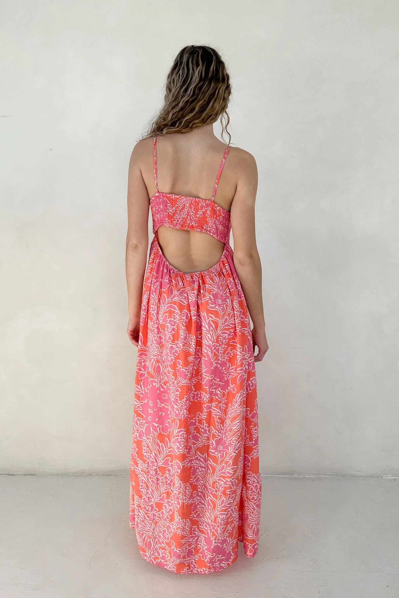Sunset Floral Sleeveless Maxi Dress - Image 8