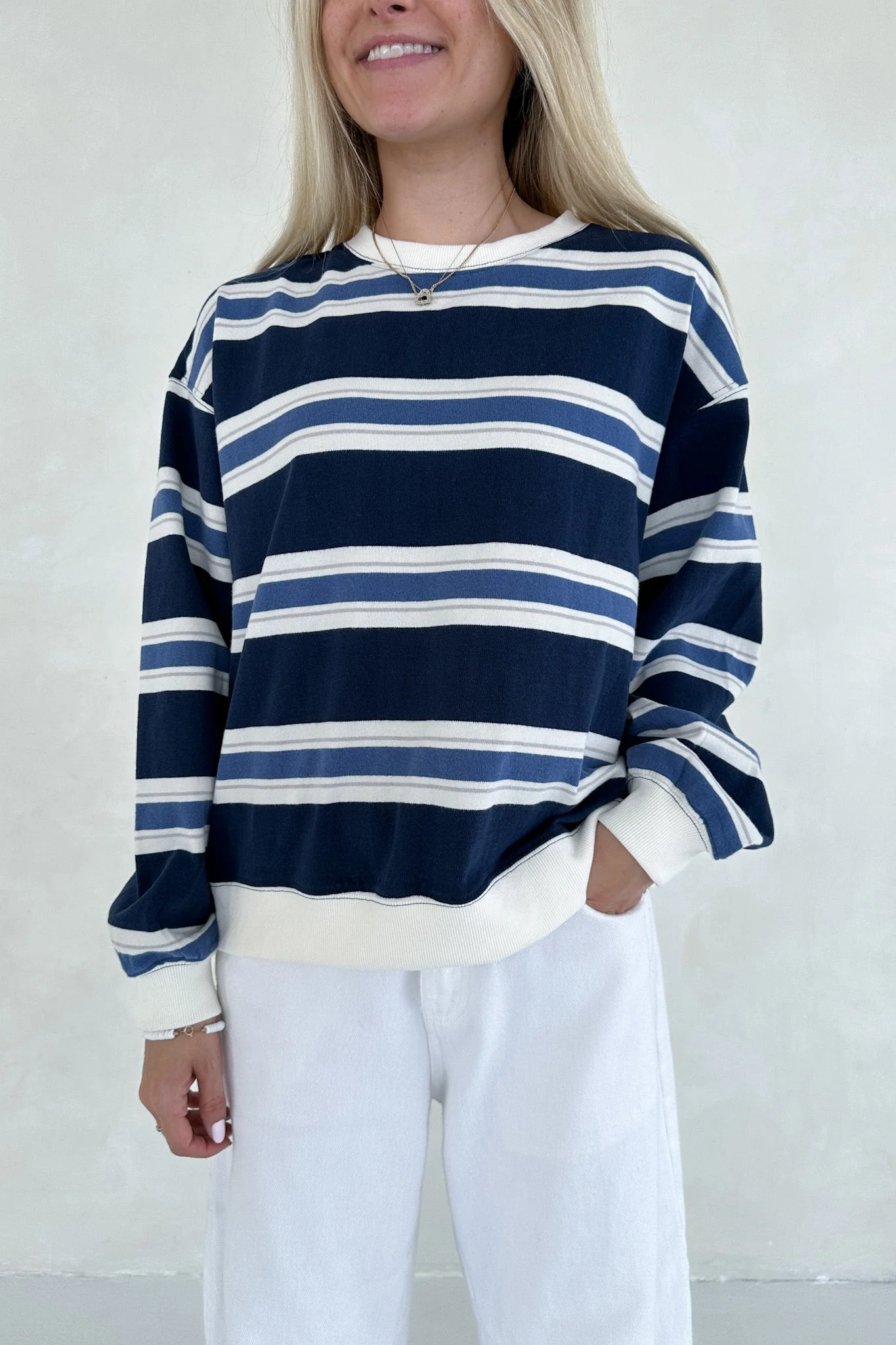 Surfside Striped Lightweight Pullover