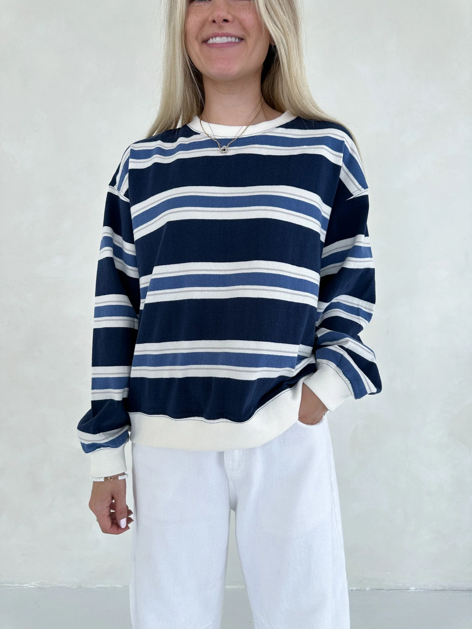 Surfside Striped Lightweight Pullover - Image 2