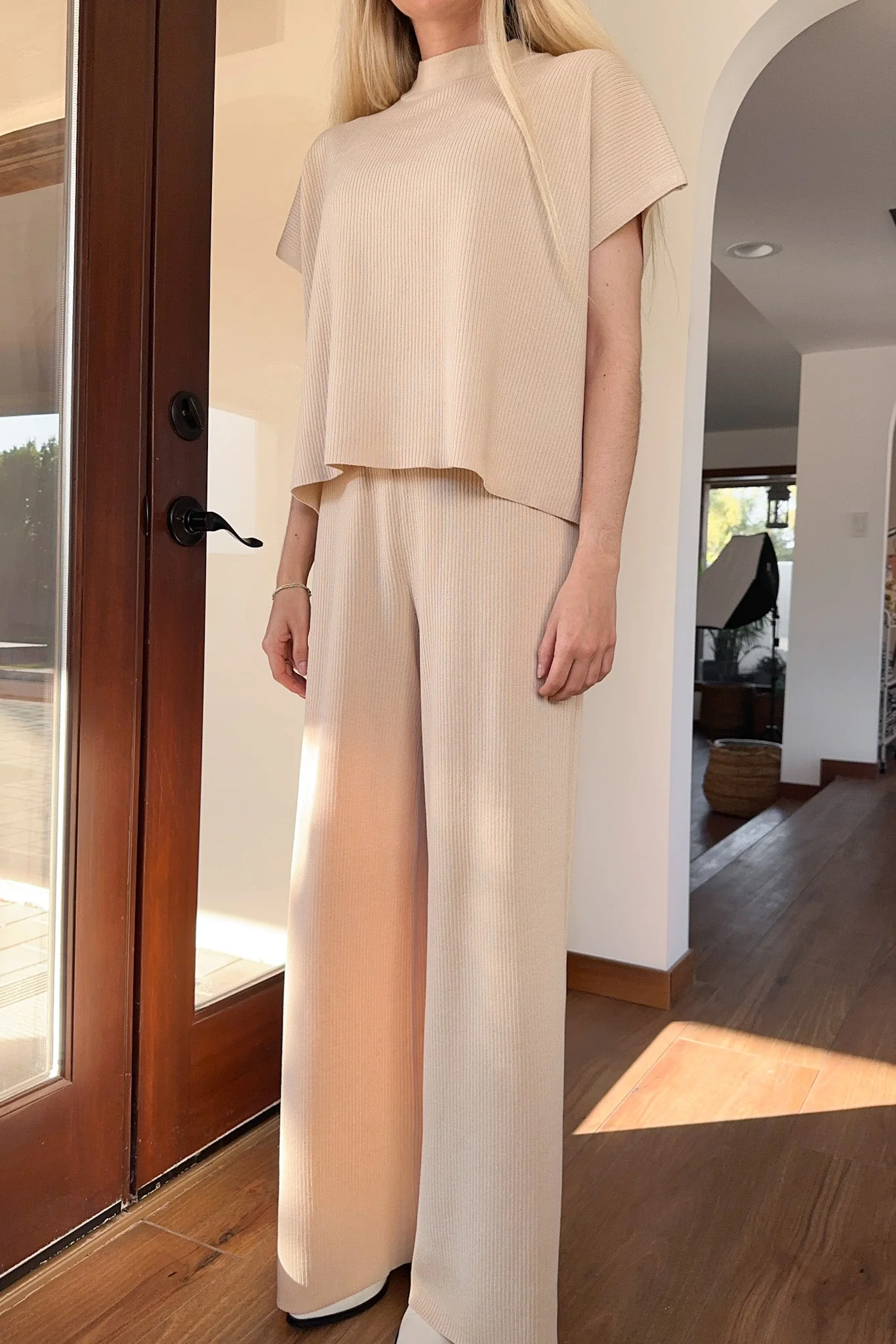 Teagan Ribbed Knit Pants