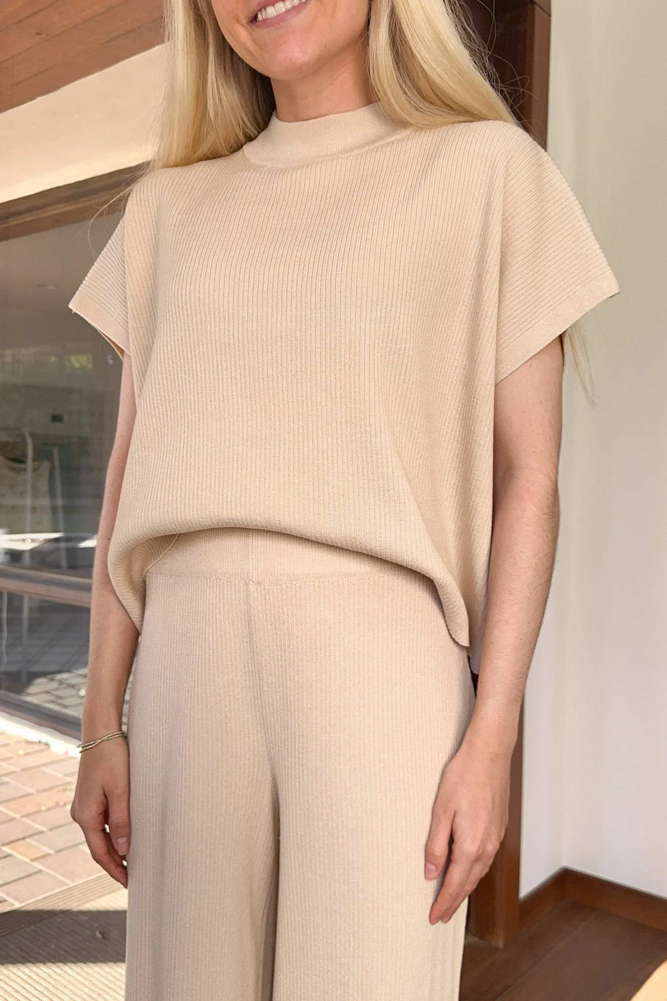 Teagan Ribbed Knit Top