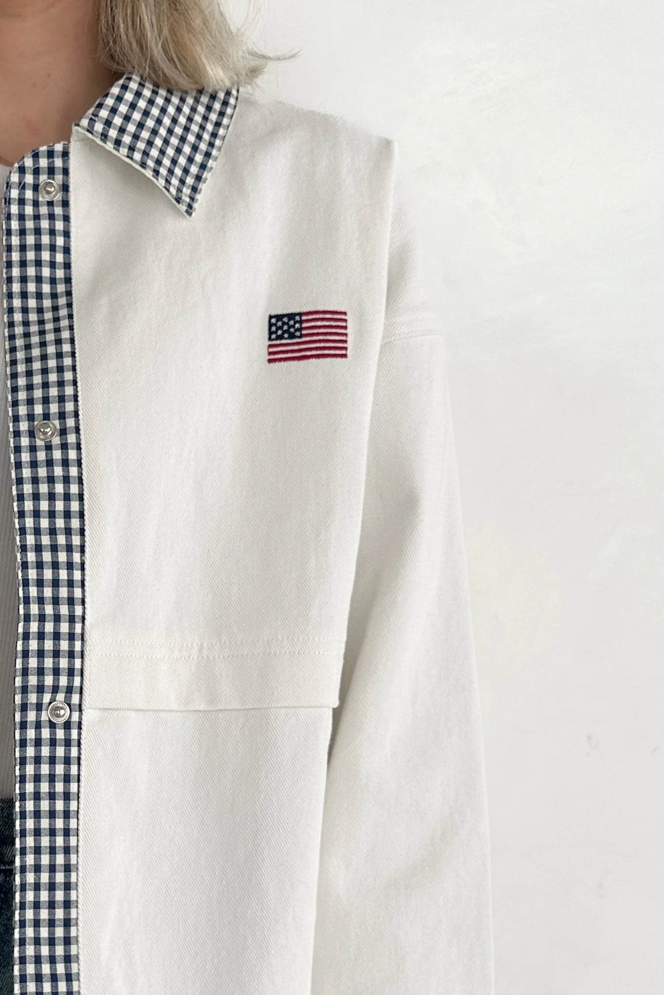 The Hudson Cotton Gingham Jacket - Image 5