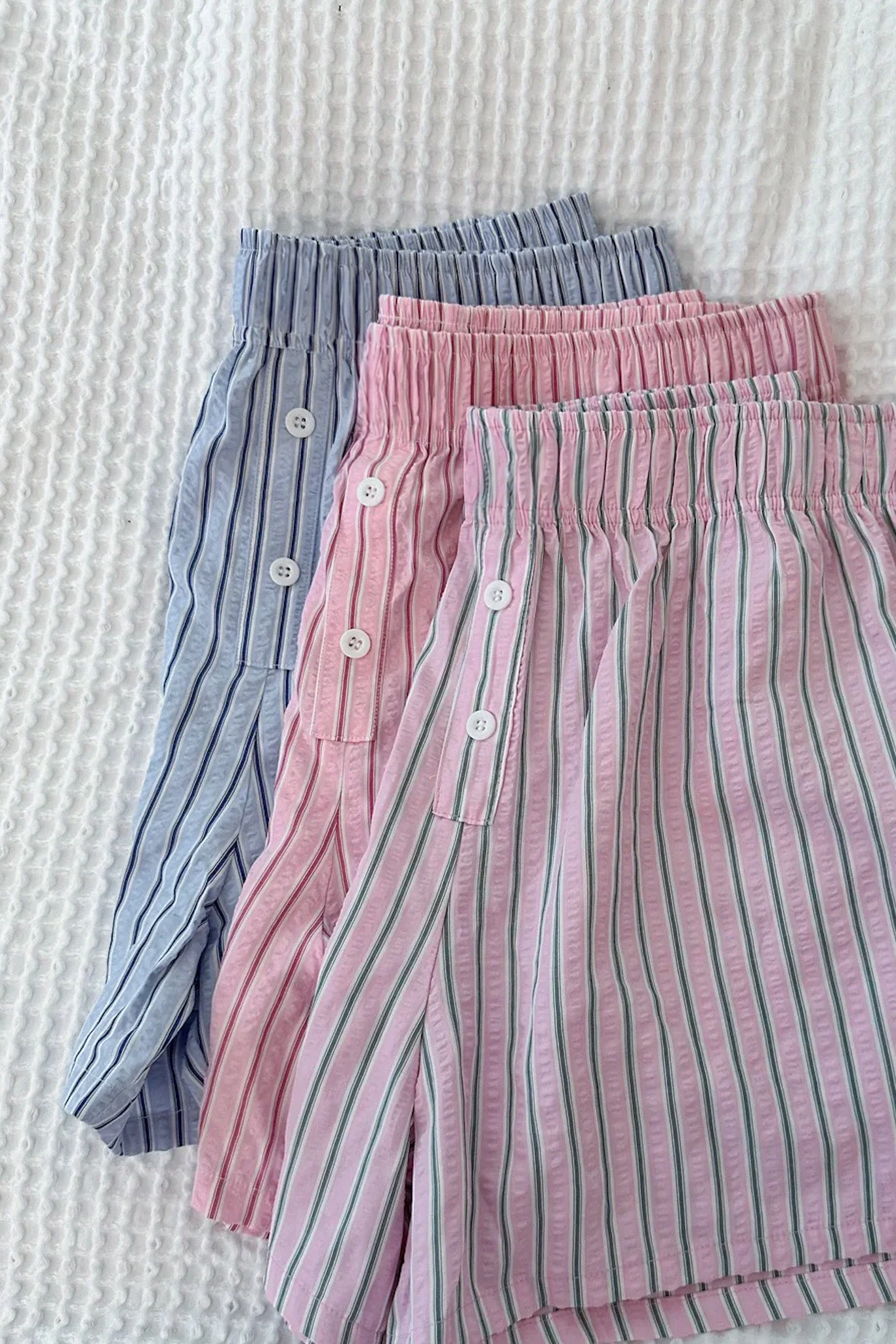 The Perfect Day Everyday Boxer Style Shorts in Blue - Image 4