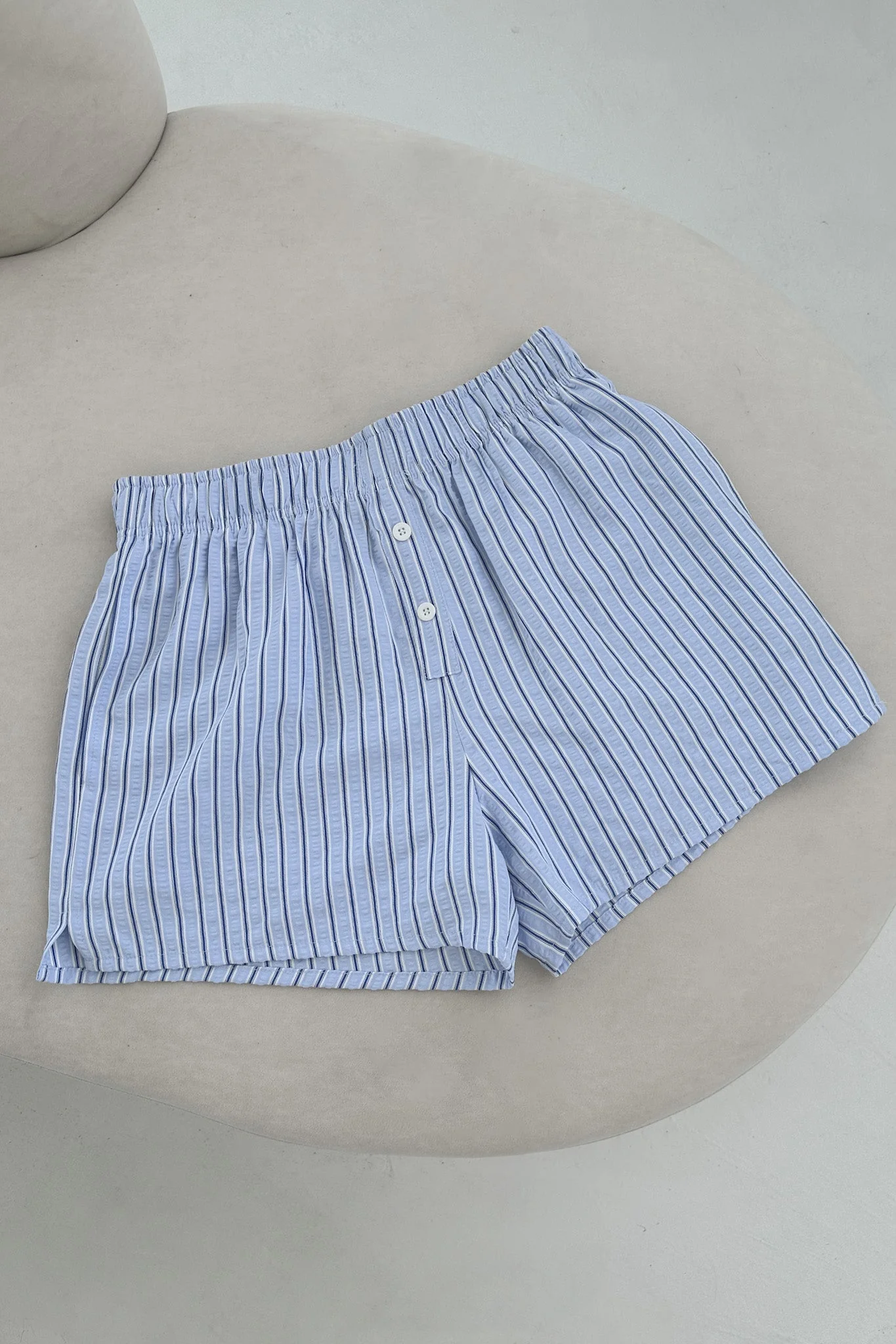 The Perfect Day Everyday Boxer Style Shorts in Blue - Image 5