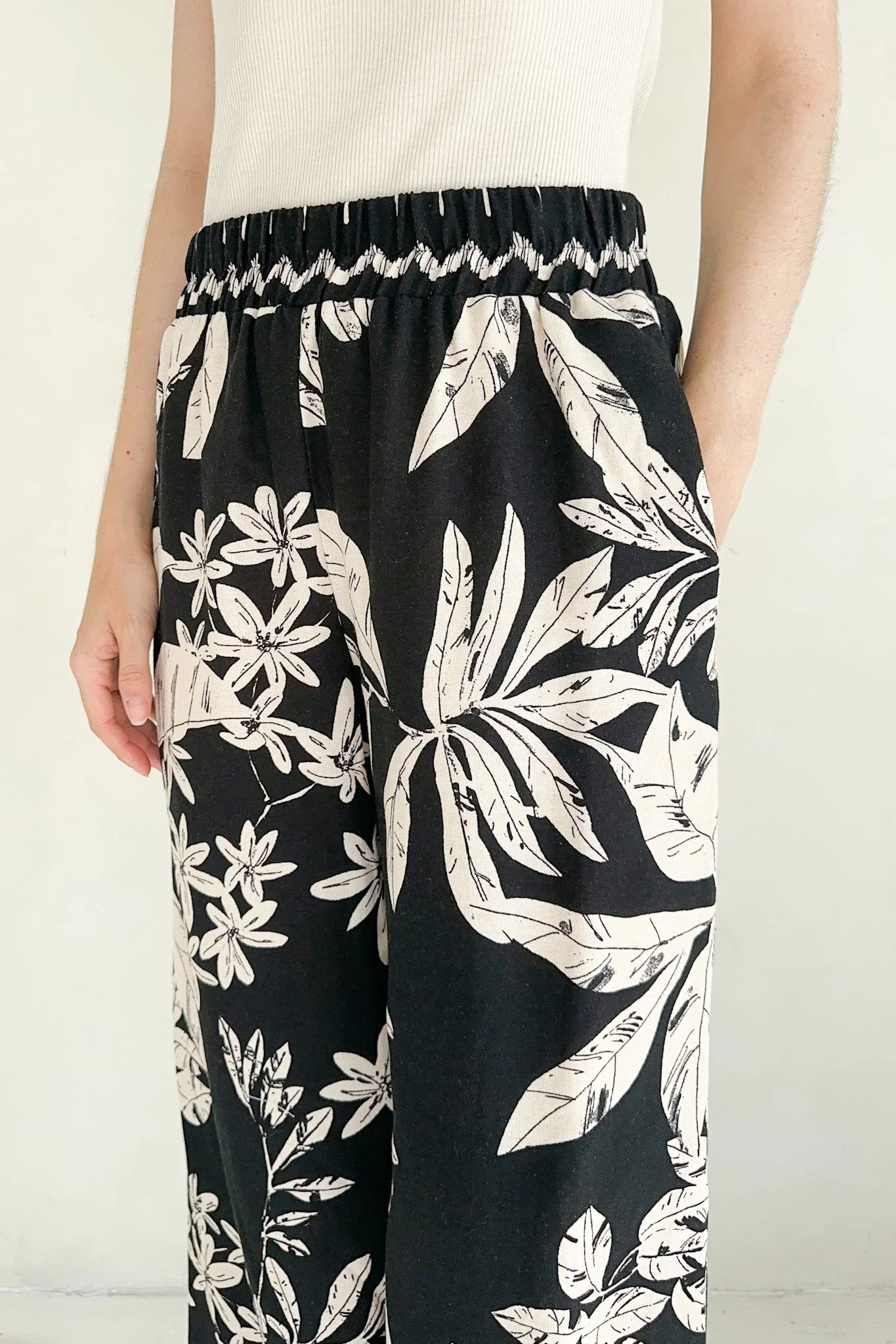 Tulum Printed Wide Leg Pants - Image 5
