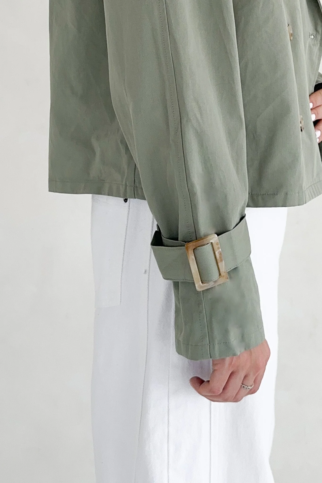 Uptown Short Trench Jacket - Image 4
