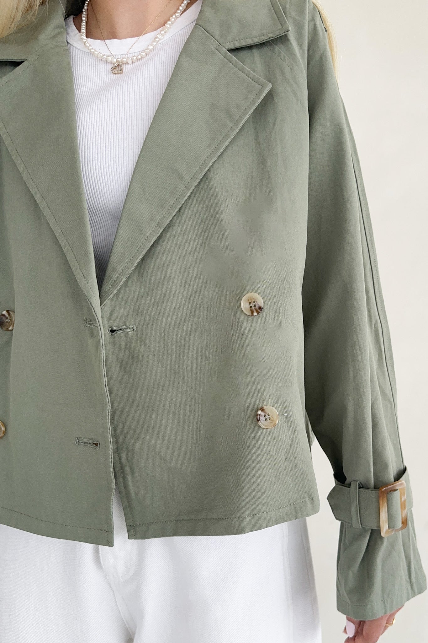 Uptown Short Trench Jacket - Image 5