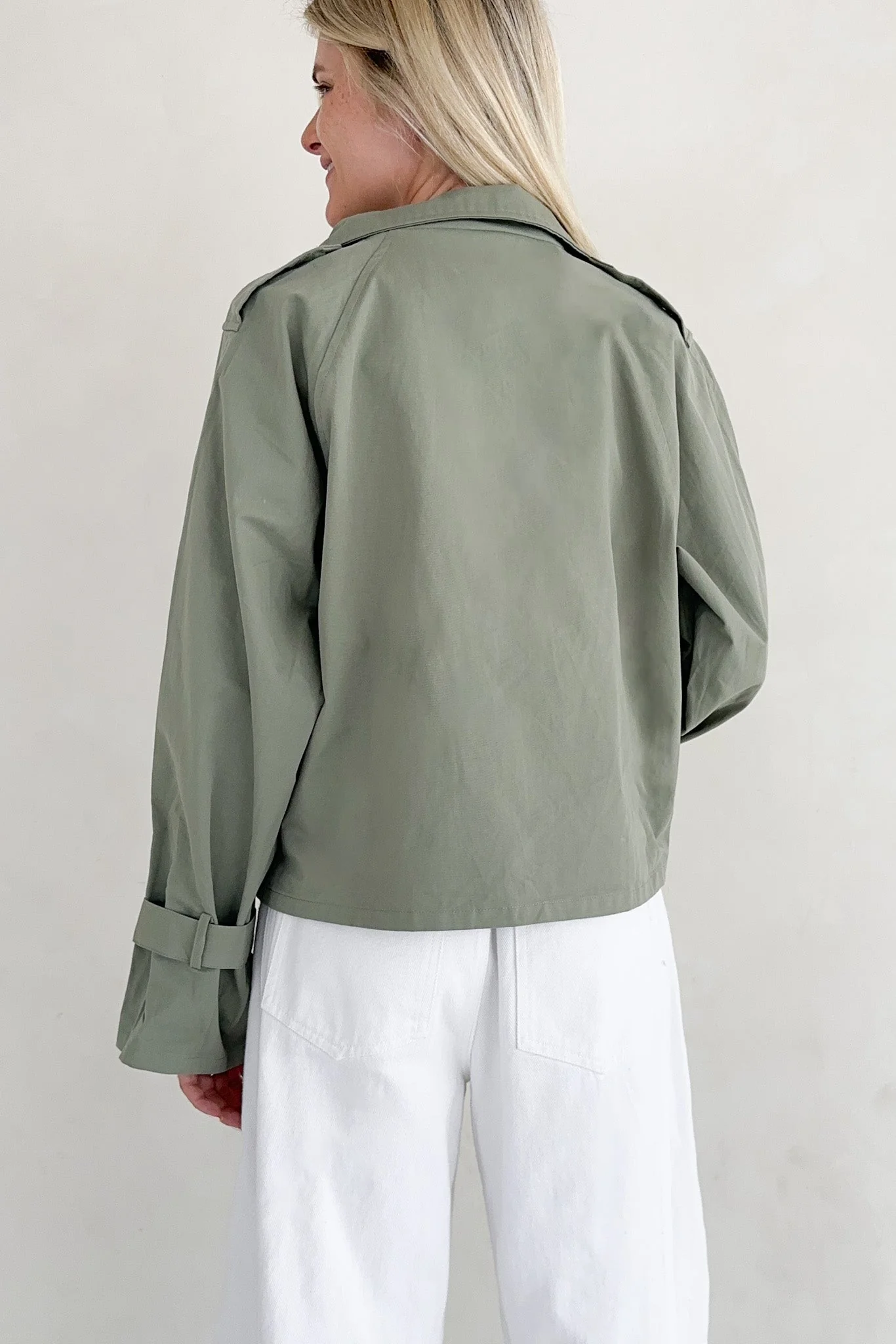 Uptown Short Trench Jacket - Image 7