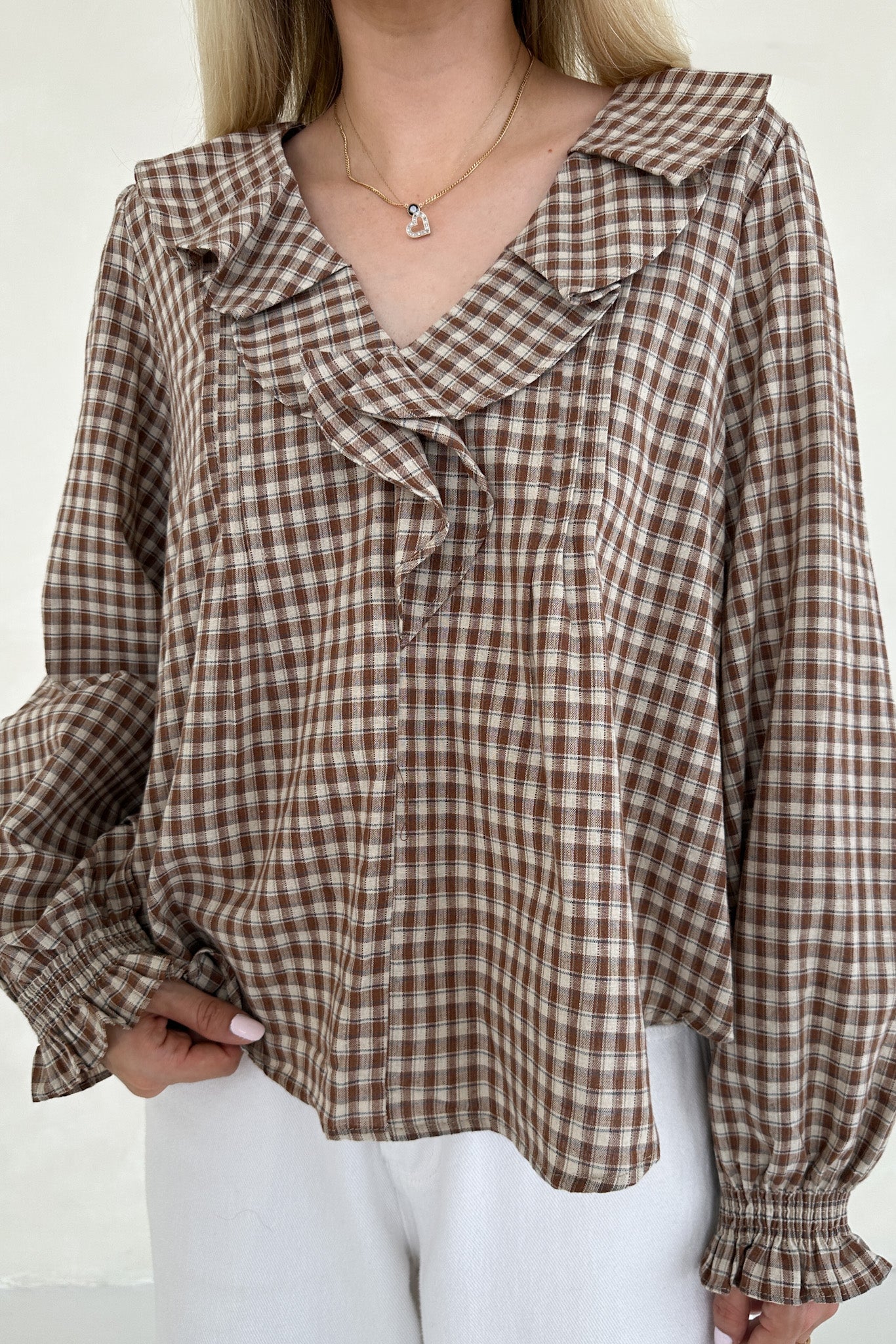 Walk The Line Gingham Top