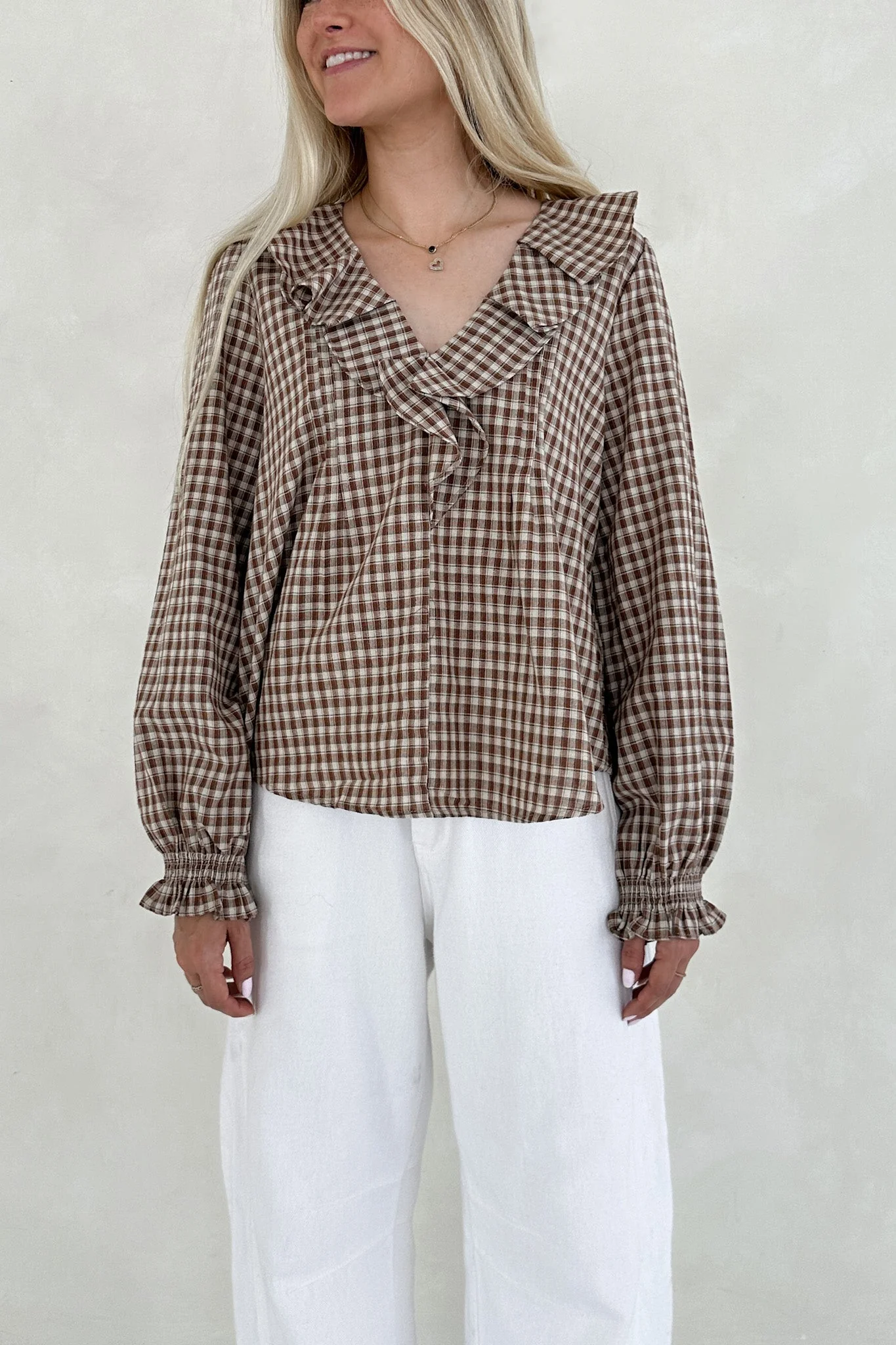 Walk The Line Gingham Top - Image 7