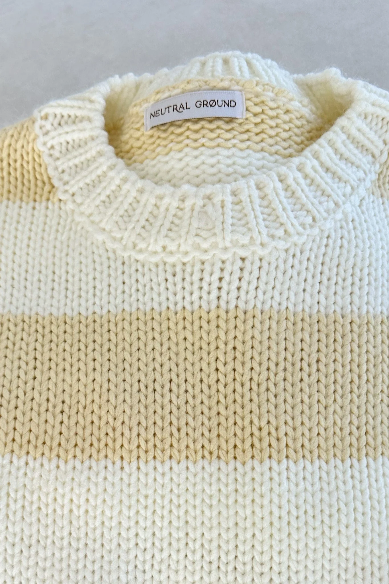 Walking on Sunshine Striped Knit Sweater - Image 4