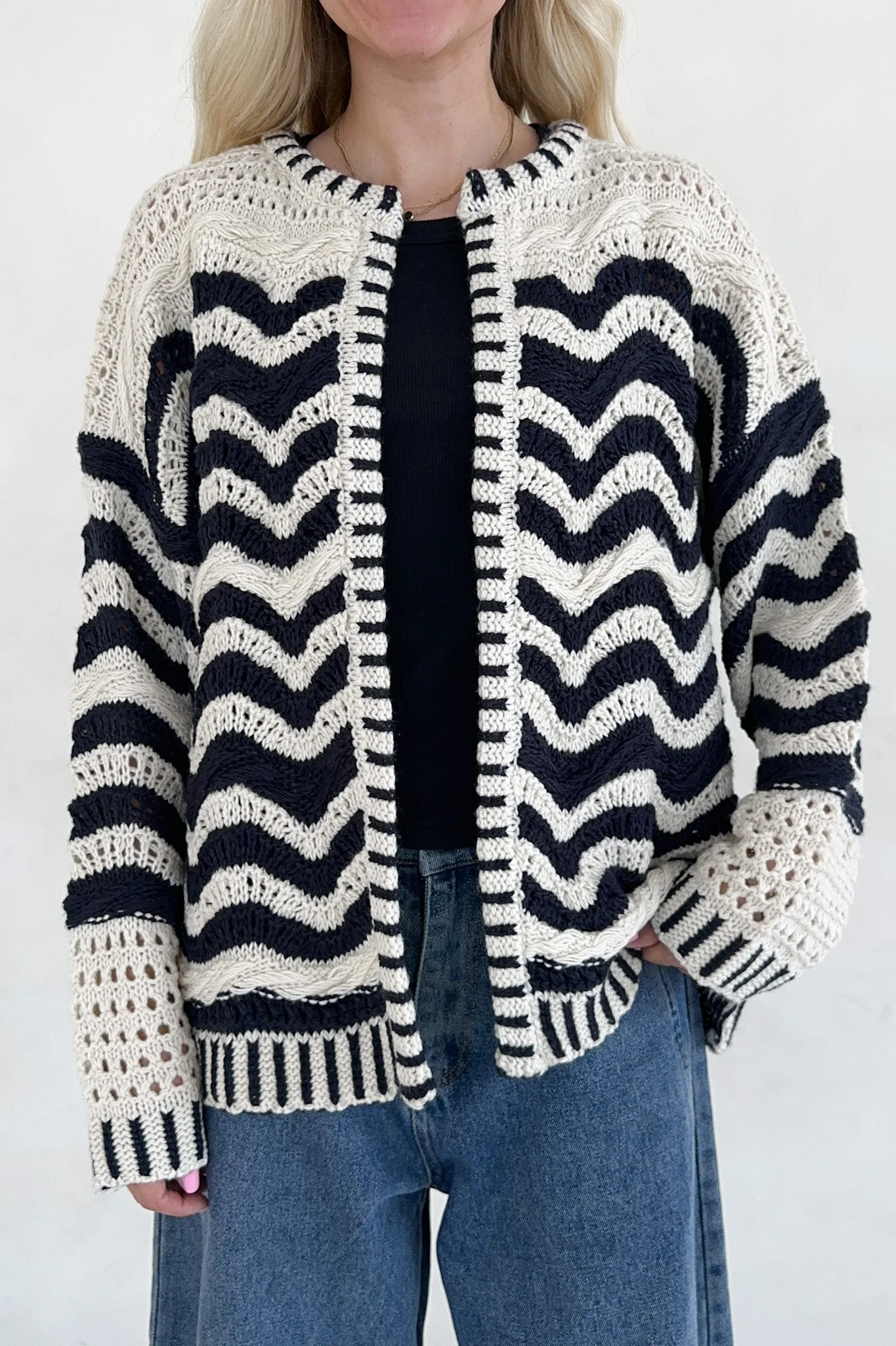 Ophelia Knit Sweater Cardigan - Image 5