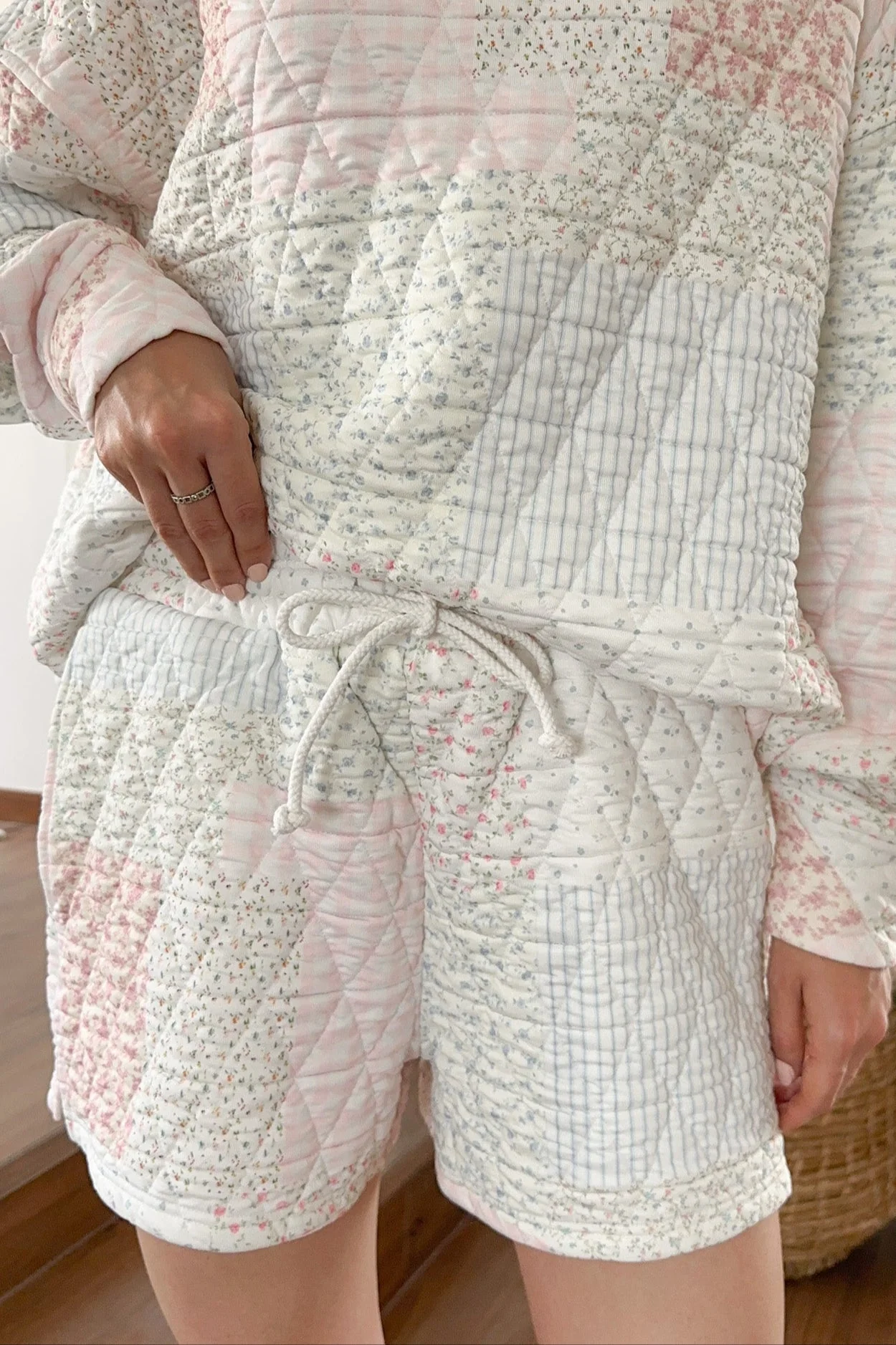 Whimsy Quilted Pastel Shorts - Image 4