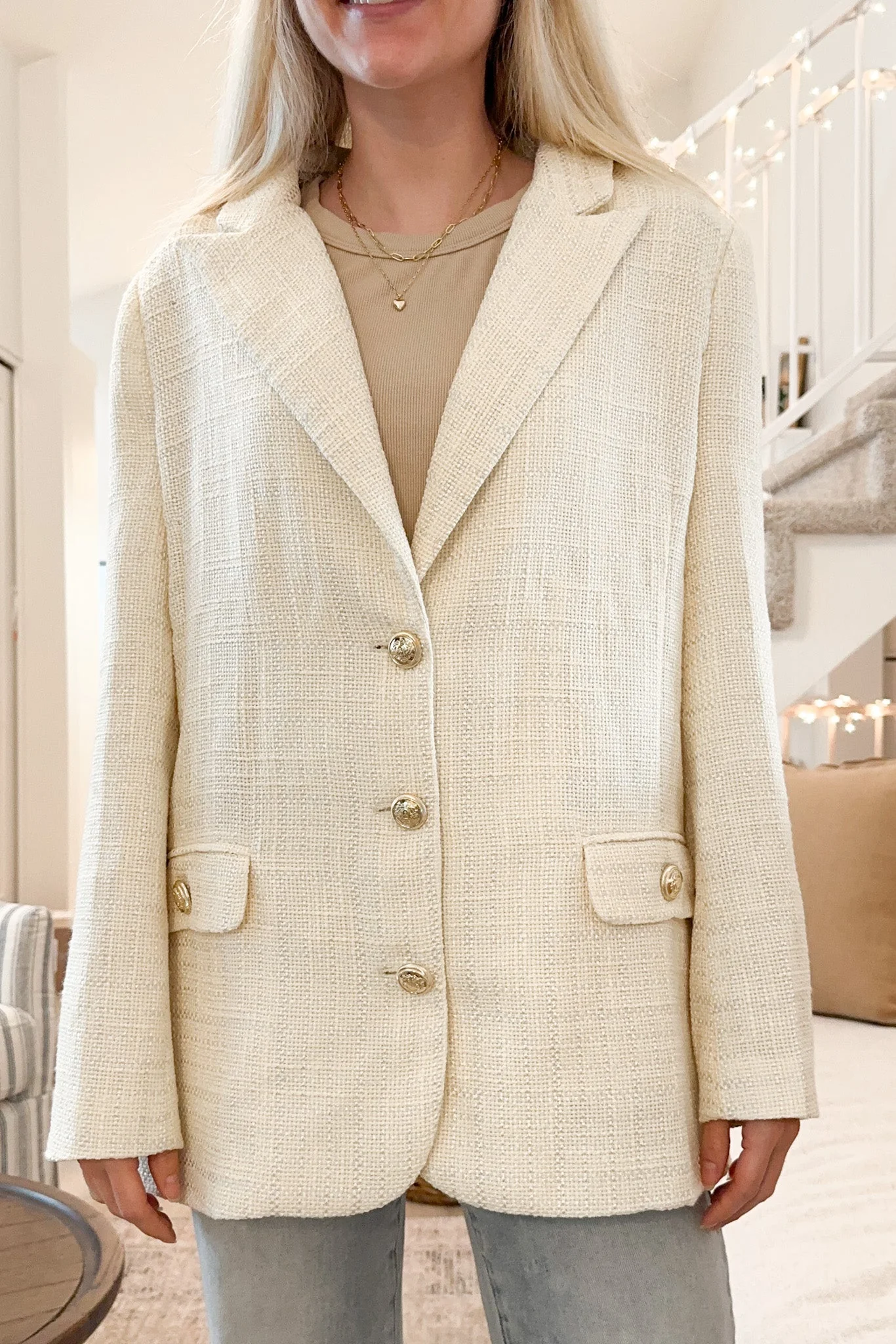 Willa Relaxed Tweed Blazer - Image 3